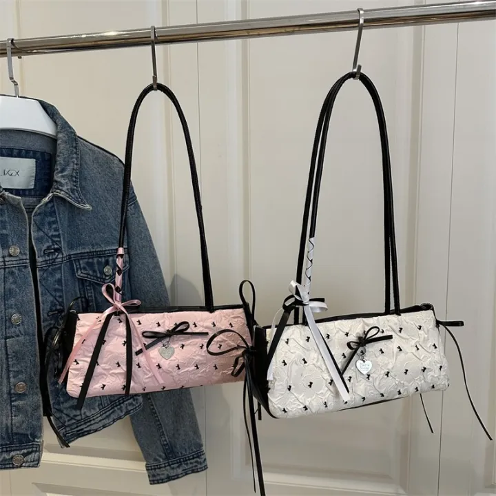 Niche%20Sweet%20Style%20Armpit%20Bag%20New%20Fashion%20Shopping%20Commuter%20Shoulder%20Bag%20Versatile%20Bow%20Handbag%20Women's%20Sale%20-%20Image%202