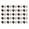 20 Pcs Button Fastener Shoe Boots DIY Buckle Travel Child Shoelace Hook Repair Kit Brass Buttons Hooks with Gasket. 