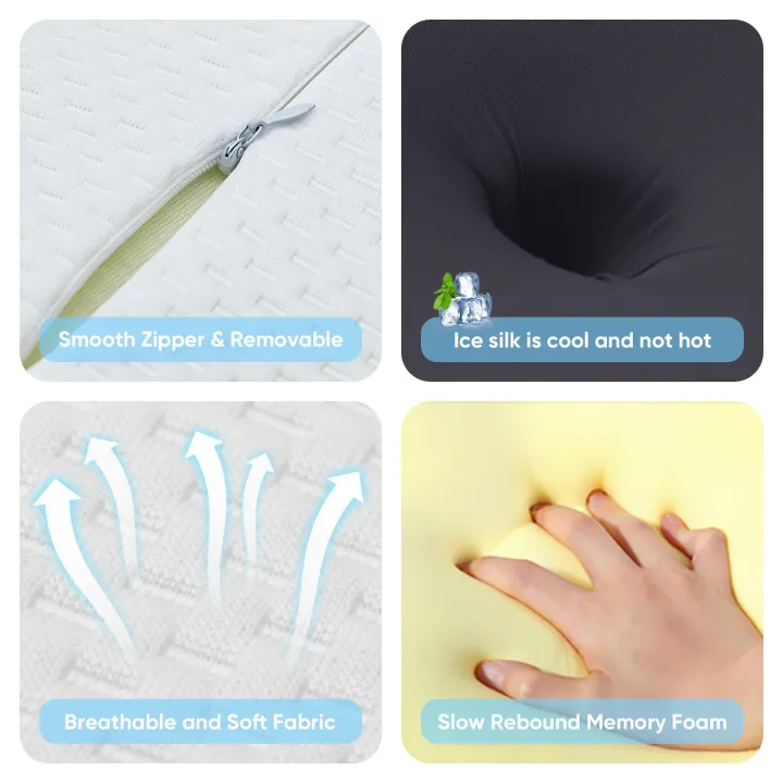 Ergonomic%20Cervical%20Pillow%20Memory%20Foam%20Pillow%20Neck%20Pain%20Relief%20Comes%20With%20Ice%20Silk%20Pillowcase%20Adjustable%20%20For%20Back%20Side%20Sleepers%20-%20Image%206