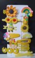 14 pieces/set Cartoon Hair Clips For Girls / Rainbow Hair pins/Clips /Colorful Girls Hairgrips. 