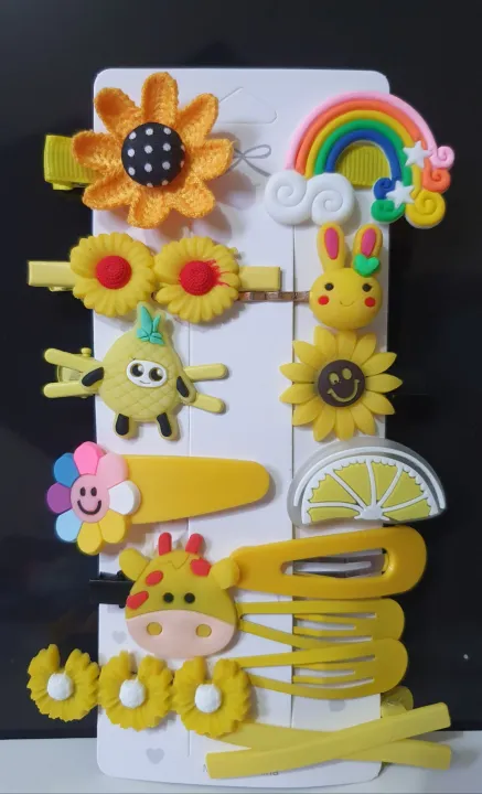 14%20pieces/set%20Cartoon%20Hair%20Clips%20For%20Girls%20/%20Rainbow%20Hair%20pins/Clips%20/Colorful%20Girls%20Hairgrips%20-%20Image%204