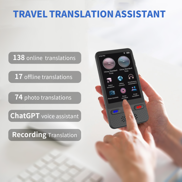 Portable%20Ai%20Language%20Translator%20Device%20with%20138%20Languages%20Voice%20Translating%20Offline%20Translation%20Support%20Voice%20Video%20Recording%20-%20Image%204