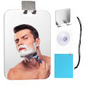 Big Size Acrylic Mirror Set Anti Fog Mirror for Bathroom Shower Shaving Washroom Fogless Fog Free Travel Mirror Non-Slip Stand. 