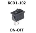 Pack of 5  ON/ OFF  KCD4 Toggle Buttons Switch For DC and DC. 