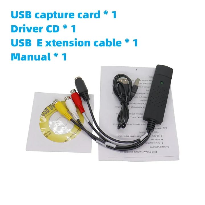 USB2.0%20Audio%20Video%20Capture%20Card%20TV%20Tuner%20VHS%20To%20DVD%20Video%20Capture%20Converter%20For%20Win7/8/XP/Vista%20with%20USB%20Cable%20-%20Image%207