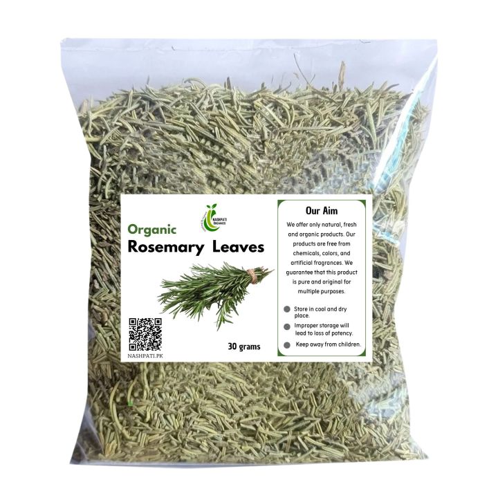 Organic Rosemary Leaves 30 grams | Best for Hair Growth - Nashpati Organics