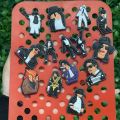 14pcs Michael Jackson Designer Style Shoe Charms DIY Garden Shoe Accessories Decorations for Man Kids Birthday . 