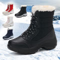 Snow Boots for Women Platform Shoes Boots Plush Keep Warm Women's Thigh High Boots Winter Ankle Boots Comfortable Walking Shoes. 