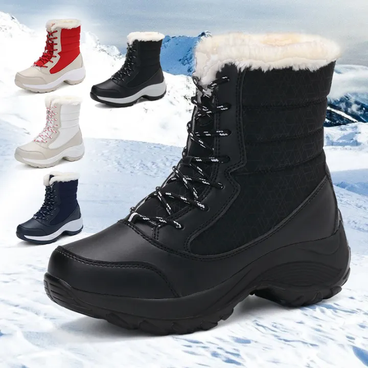 Snow%20Boots%20for%20Women%20Platform%20Shoes%20Boots%20Plush%20Keep%20Warm%20Women's%20Thigh%20High%20Boots%20Winter%20Ankle%20Boots%20Comfortable%20Walking%20Shoes%20-%20Image%202