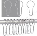 12 Pcs Shower Curtain Ring Hanging Hooks for Sorting Shower Curtain Ring Hanging Clip Chain Hooks for Sorting & Organizing, Window Arts & Crafts Display, DIY Key Hangers. 