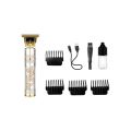 KM-762 Hair Cutting Easy Operate Removal Hair Trimmers For Men USB 2 in 1 Waterproof Portable. 