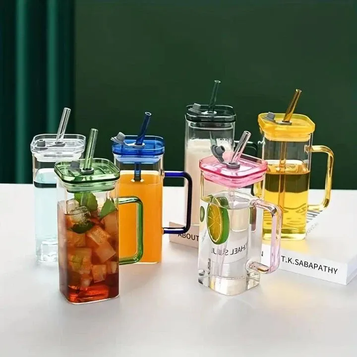 Glass%20Tumblers%20Cups%20With%20Straw%20Mason%20Jar%20Clear%20Juice%20ice%20cream%20Coffee%20Milk%20Cup%20With%20Plastic%20Lids%20Drink%20ware%20Stripe%20-%20Image%202