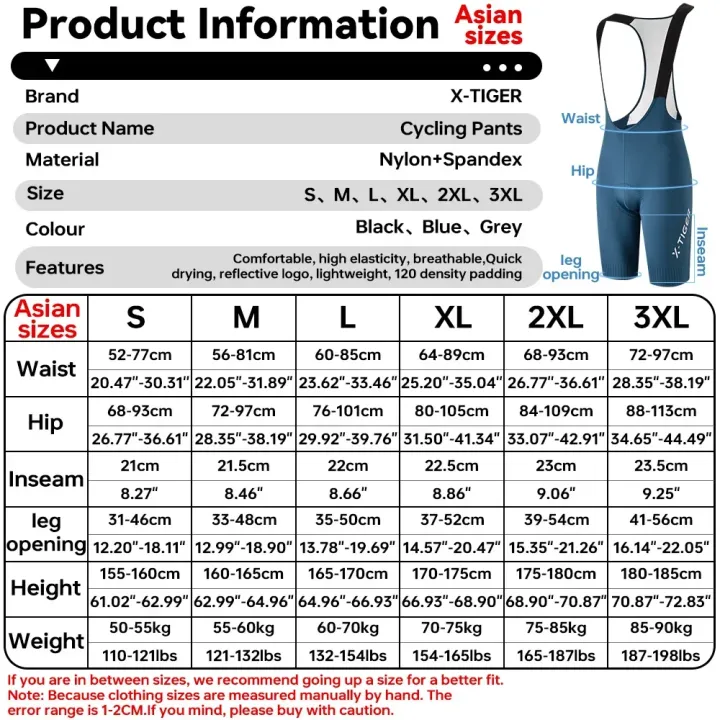 X-TIGER%20Cycling%20Bib%20Pants%20120%20High%20Density%20Cushion%20Men's%20Cycling%20Shorts%20Road%20Bike%20MTB%20Cycling%20Pants%20Sports%20Fitness%20Casual%20Pants%20-%20Image%203