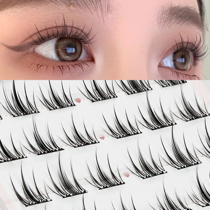 Flaming Tassel Cluster Lashes - 10 Strips/Box, 6 Clusters/Strip ...