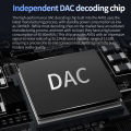 KZ AM01 Hi-Fi DAC Audio Adapter Type-C to 3.5mm Dual Chip IC Amplifier 32bit/384kHz Earphone Cable.