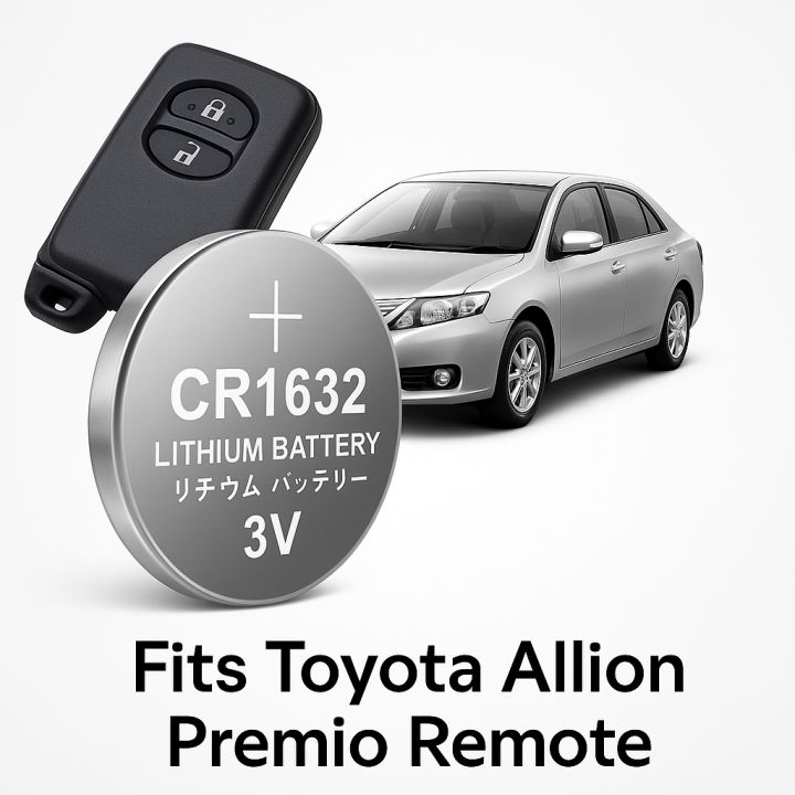 CR1632 Lithium Battery for Toyota Allion & Premio Car Remote (3V)