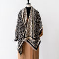 New Letter Design Winter Warm Cashmere Jacquard Scarves High Quality Women Thicken Wrap Shawl Ladies Wool Pashmina Scarf. 
