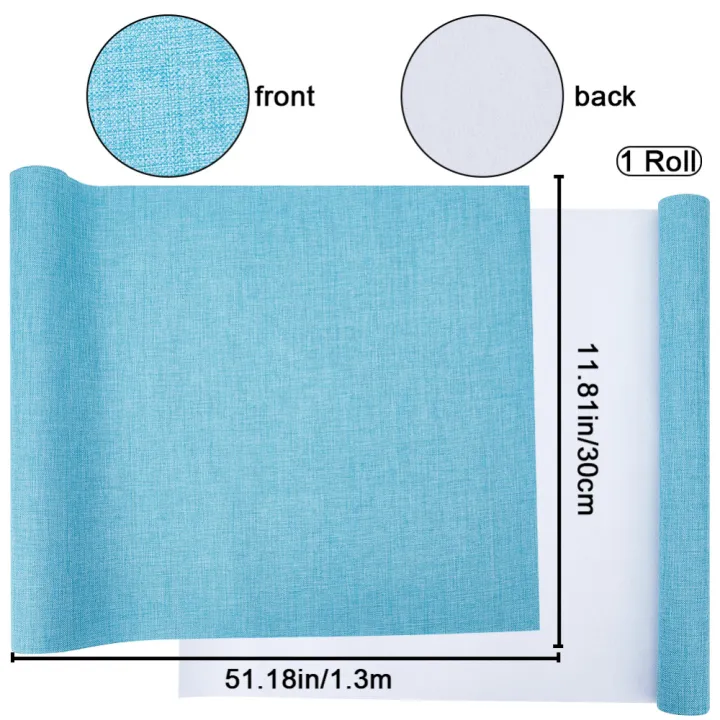 51%20x%2011.8%20Linen%20Book%20Cloth%20Blue%20for%20Books%20Binding%20Fabric%20Surface%20Paper%20Backed%20Bookcover%20Densely%20Woven%20Cloth%20Books%20Album%20-%20Image%207