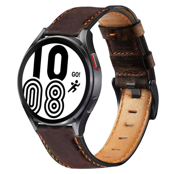 Retro%20Leather%20strap%20for%20Samsung%20Galaxy%20watch%204/6/classic/5/5%20pro/Active%202%2020mm%2022mm%20watch%20band%20bracelet%20Huawei%20Gt%204-3-pro-2-2e%20-%20Image%207