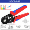Crimping tool HSC8 6-4 0.25-10mm for ferrule tubular terminals ² 23-7AWG Ferrule Crimping Clamp Set Wire Head Electrician Tools. 