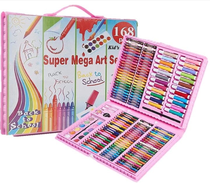 168%20Pcs%20Super%20Mega%20Art%20Set%20Coloring%20Set%20For%20Kids%20Deluxe%20Colored%20Pencil%20Kit%20for%20Artists%20-%20Image%205