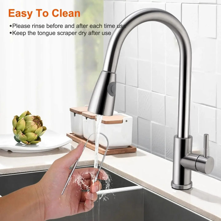 Stainless%20Steel%20Tongue%20Scrapers%20with%20Large%20Case,%20Tongue%20Scraper,%20Tongue%20Coating%20Scraper,%20Odorless,%20Exquisite%20%20Box%20Packaging%20-%20Image%202