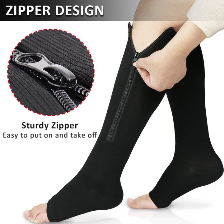 1Pair%20Zipper%20Compression%20Socks%20for%20Women%20&%20Men,%20Sturdy%20Zippered%20Stocking%20to%20Improves%20Blood%20Circulation,%20Relieves%20Pain%20&%20Swelling%20-%20Image%204