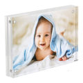 Clear Acrylic Picture Photo Frame Magnetic Photocard Holder Poster Display Stand Photo Frame Protect Office Desktop Ornament. 