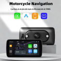 EKIY 6.25" Portable Digital Motorcycle Dashboard Navigation Removable Display Screen Wireless CarPlay Moto Android Auto TPMS.