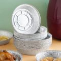 10Pcs Air Fryer Disposable Paper Microwave Tin Steamer Mats Aluminum Foil BBQ Food Tray Container Non-stick Baking Tools. 