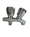 Double bib cock tap faucet brass premium quality bathroom kitchen washroom. 