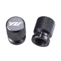 Motorcycle CNC Aluminum Tire Valve Air Port Stem Cover Caps For Yamaha YZF R1 R1M R3 R25 R6 R125 600R 750R YZFR25 YZFR6 YZFR3. 