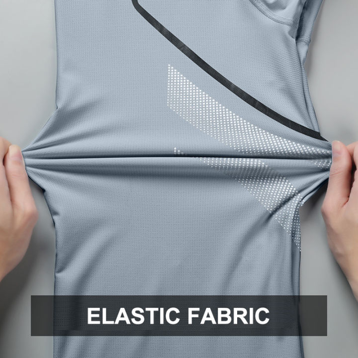 CHRLCK%20Men's%20Quick%20Drying%20Running%20Sets%20Breathable%20Hiking%20Fishing%20T-Shirt%20Short%20Soft%20Elasticity%20Gym%20Fitness%20Suits%20Outdoor%20Sports%20-%20Image%203
