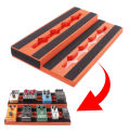 Guitar Effects Pedal Board Non-slip Guitar Pedal Board Portable Lightweight EVA Guitar Bass Pedalboard for Performances. 