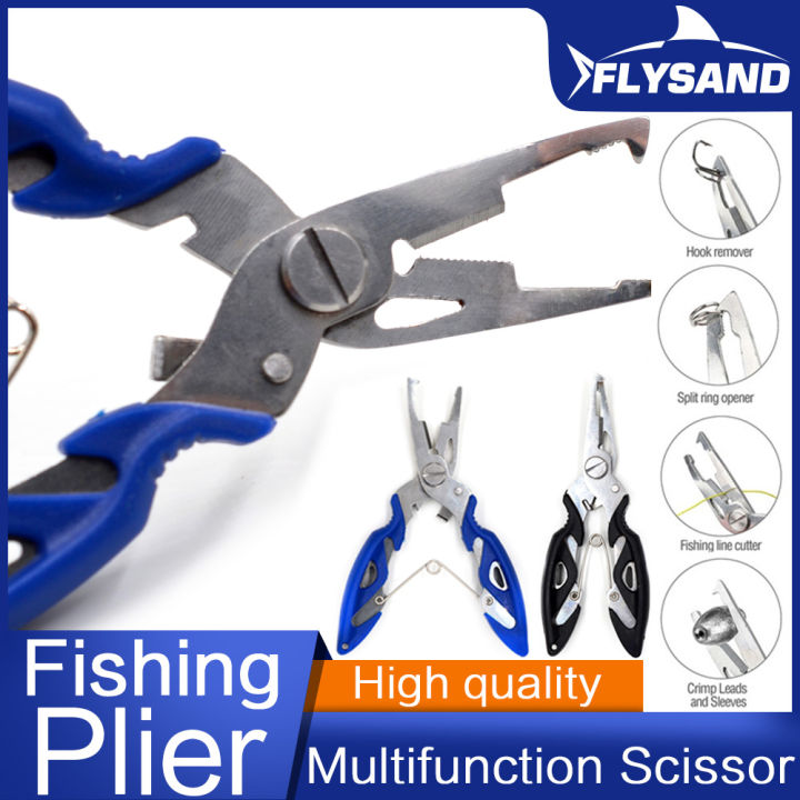FLYSAND%20Fishing%20Plier%20Scissor%20Line%20Cutter%20Hook%20Remover%20Split%20Ring%20Opener%20Cutting%20Tongs%20Multifunction%20Scissors%20Fishing%20Accessorie%20-%20Image%202