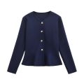 Women Short Skirt Style Hem Cardigan Clothing Button Women Top Autumn Cardigan Casual Sweaters Female Cardigan 9598241.
