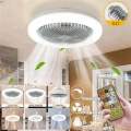 Smart 3-in-1 Ceiling Fan with Remote Control and 3-Speed E27 AC85-265V Lighting Base for Bedroom and Living Room Lighting. 