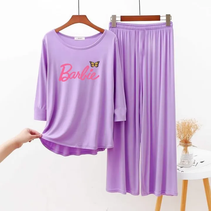 HERMAIN%20BANTVA%20purple%20Heart%20Printed%20Design%20Full%20Sleeves%20Round%20Neck%20Night%20Suit%20night%20wear%20night%20dress%20For%20Girls%20Womens%20Ladies%20night%20dress%20for%20girls%20-%20Image%202