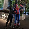Good Quality 3D Lenses Anime Superhero Toby Black Venom Spider Man Cosplay Tight Jumpsuit Halloween Cosplay Black Spider Costume. 