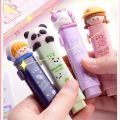 Free Press eraser, 2 sticks eraser, 4 colors, 4 patterns, choose cute pencil eraser. 