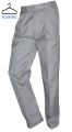 MC Steel Ash Grey Tropical Half Elastic Punjab College & School Uniform Pant. 
