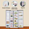 SAMSUNG RS78CC8543SL/IM 633 Litres SBS 5-1 Convertible DIT Twin Cooling Plus™ Refrigerator. 