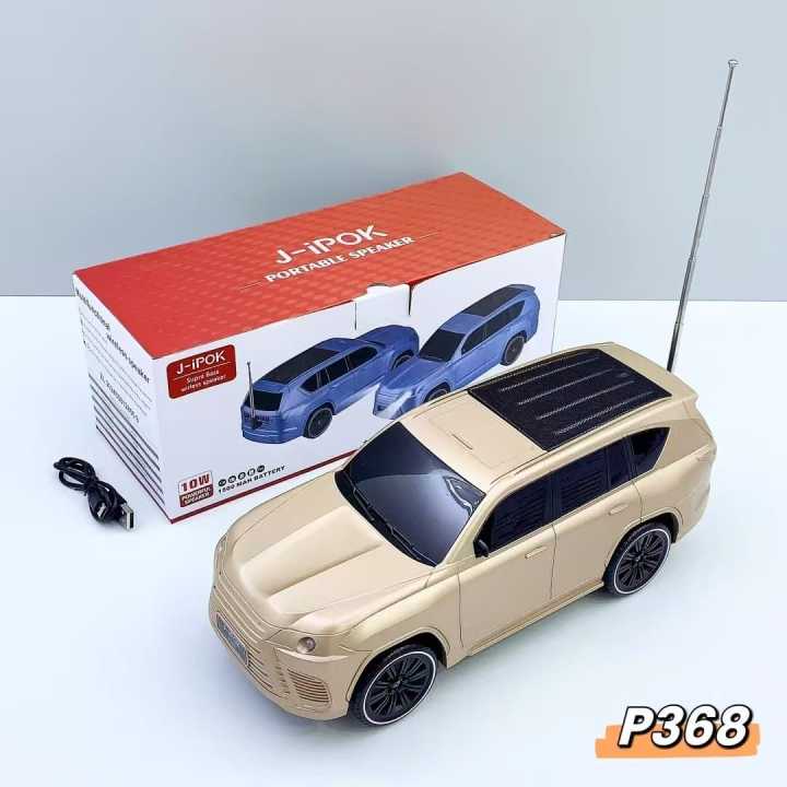 J-iPOK P368 Portable Car-Shaped Wireless Bluetooth Speaker – 10W Super ...