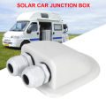 Caravan Solar Car Junction Box Cable Entry Gland Box Roof Wire Entry Cable Connector Holder Dual Hole Automotive Accessories. 