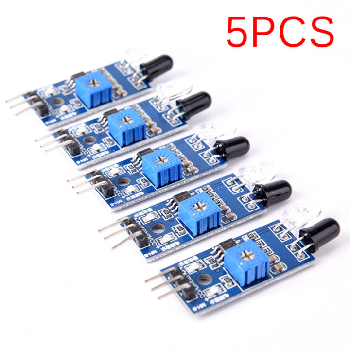 5PCS Stable Comparator LM393 IR Infrared Obstacle Avoidance Sensor ...
