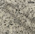 Sterling Silver Round-Cut Box Neck Chain For Men. 