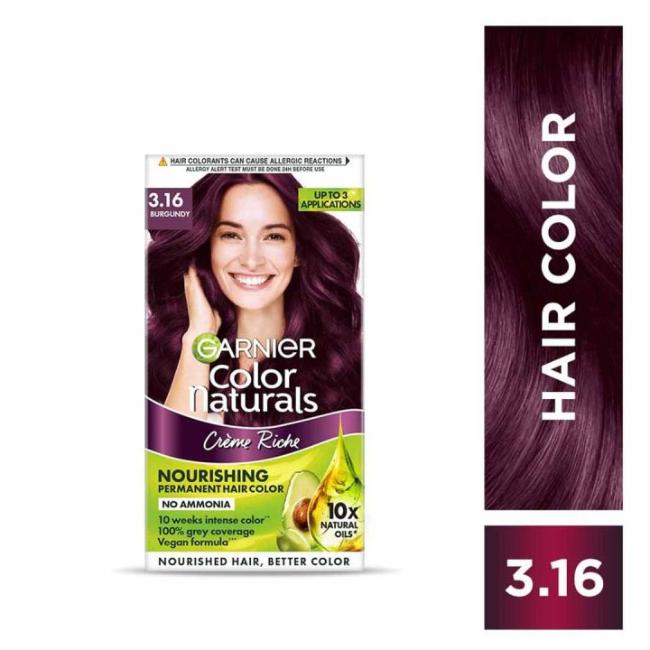Garnier Color Naturals Mini Shade 3.16 Burgundy 35ml + 30g
