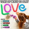 pack of 6 pec
Flexible pipe toys with light
Entertains kids from house
best quality. 