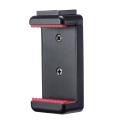 Ulanzi St07 Phone Holder, Spring-Type Mobile Phone Holder with Cold Shoe, 1/4 Thread to Connect to a Tripod, Microphone for Vlog.. 