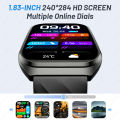 New Men‘s Smart Watch 1000mAh Battery Long Standby Outdoor Sports Fitness Waterproof Heart Rate Bluetooth Call Smartwatch Women.